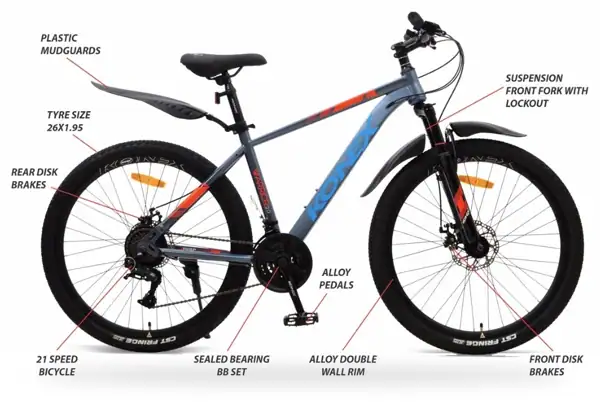 KONEX 26KX606-07PL Metallic Grey — feature callouts