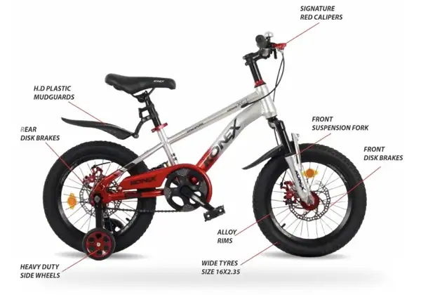 KONEX 16KX404 Red — feature callouts