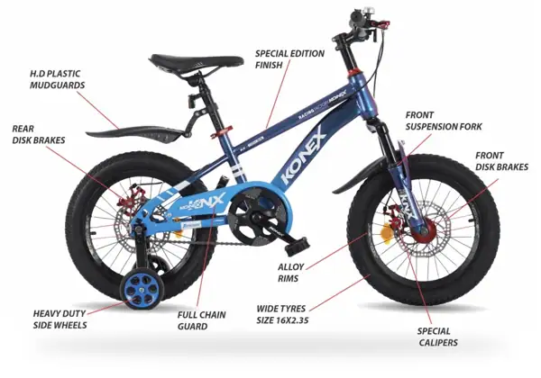 KONEX 16KX404-SE Nebula Blue — feature callouts