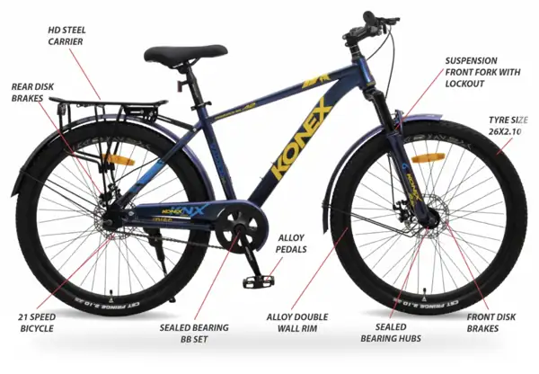 KONEX 26KX606-07ST-SE Nebula Blue — feature callouts