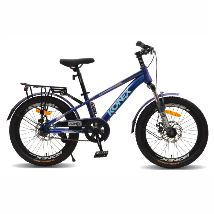 20KX505-12ST | Premium 20″ Bicycle for Teens Steel Carrier (Blue)