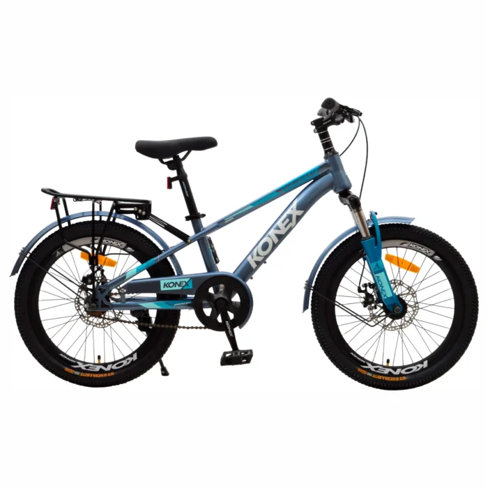 20KX505-12ST | Premium 20″ Bicycle for Teens Steel Carrier (Grey)